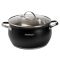 Набір посуду для приготування з нержавіючої сталі 12 предметів, чорний HP33548