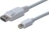 Кабель DIGITUS miniDisplayPort > DisplayPort (M/M), 2м, белый