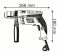 Дрель ударная Bosch GSB 13 RE, 600Вт, ШЗП 1.5-13мм, 0-2800об•мин, 1.8кг