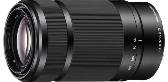 Объектив Sony 55-210mm Black , f/4.5-6.3 для камер NEX