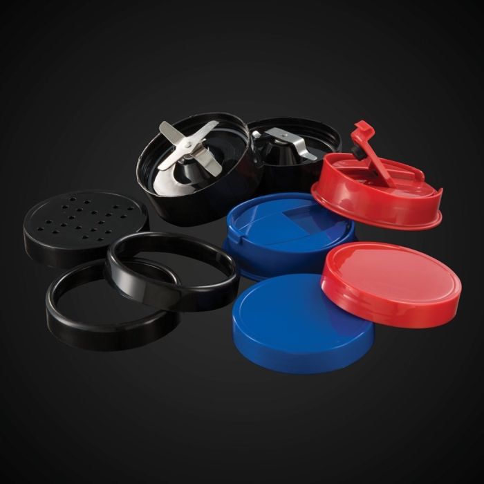 Блендер Russell Hobbs стационарный Nutri Boost 700Вт, чаша-700мл, чопер 300мл, серебристо-черный