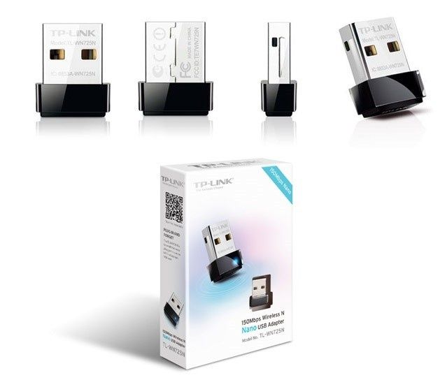 Адаптер WiFi TP-LINK  N150, USB TP-Link TL-WN725N