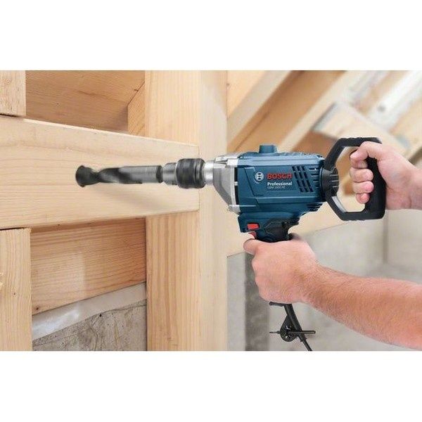 Дрель ударная Bosch GBM 1600 RE, 850Вт, зубчатый патрон 1-16мм, 630об•мин, 3кг