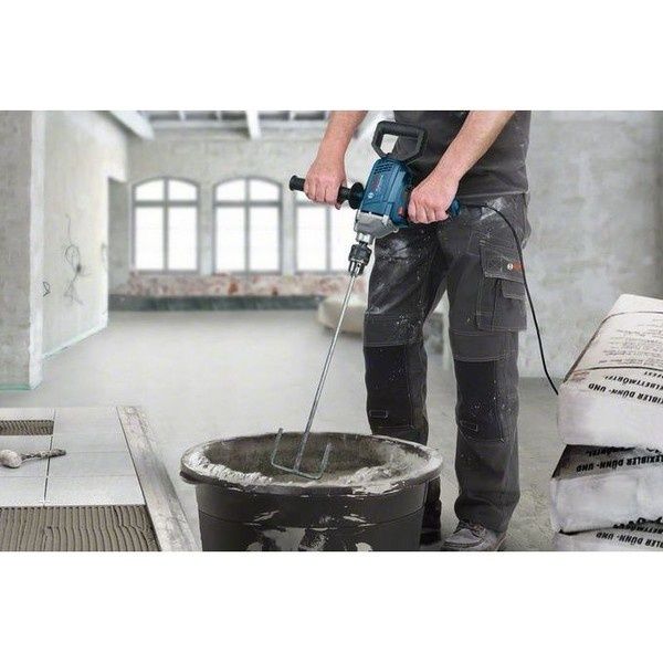 Дрель ударная Bosch GBM 1600 RE, 850Вт, зубчатый патрон 1-16мм, 630об•мин, 3кг