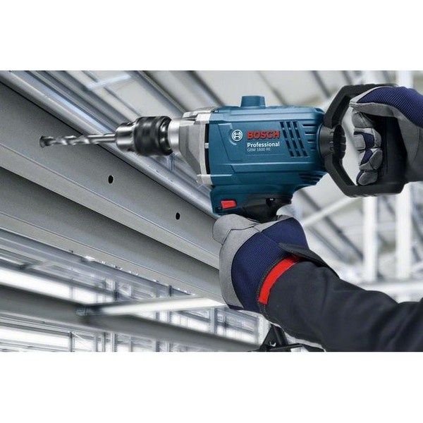 Дрель ударная Bosch GBM 1600 RE, 850Вт, зубчатый патрон 1-16мм, 630об•мин, 3кг