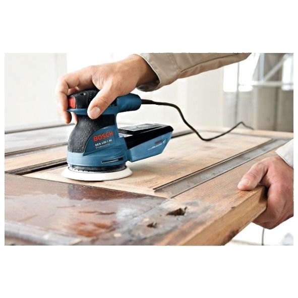 Шлифмашина эксцентриковая Bosch GEX 125-1 AE, 250Вт, 125мм, 7500-12000об/мин, 1.3кг