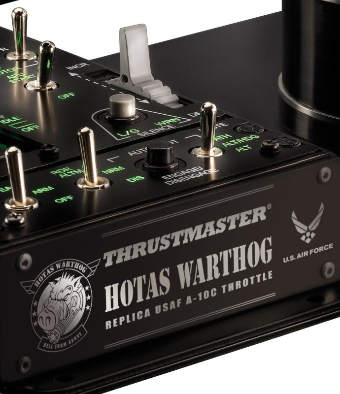 Комплект Thrustmaster Джойстик и Рычаг управления двигателем Hotas Warthog Pack, PC