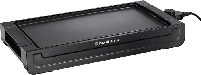 Гриль Russell Hobbs барбекю Fiesta 1500Вт, темп. режимів-5, з`ємні пластини, пластик, чорний