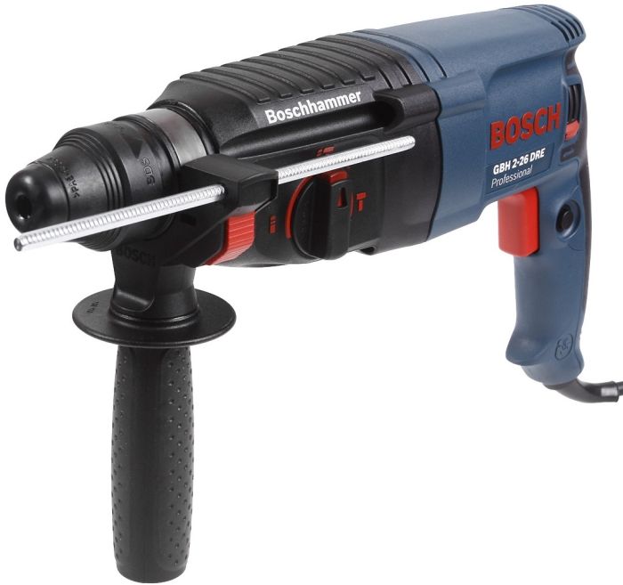 Перфоратор Bosch GBH 2-26 DRE, SDS-plus, 800Вт, 2.7Дж, 2.8кг, L-кейс