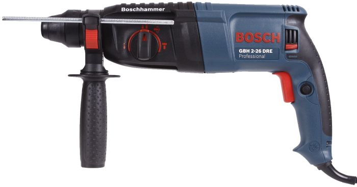 Перфоратор Bosch GBH 2-26 DRE, SDS-plus, 800Вт, 2.7Дж, 2.8кг, L-кейс
