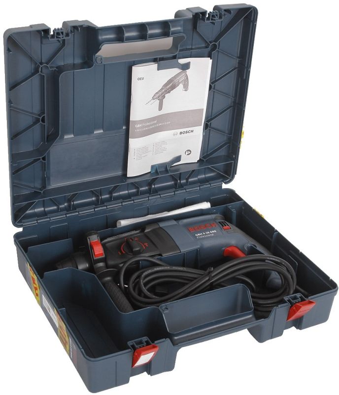 Перфоратор Bosch GBH 2-26 DRE, SDS-plus, 800Вт, 2.7Дж, 2.8кг, L-кейс