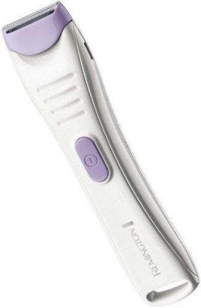 Тример Remington, для тіла та інтимних зон Smooth&Silky, акум., насадок-2, для жінок, кейс, сталь, фіолетовий