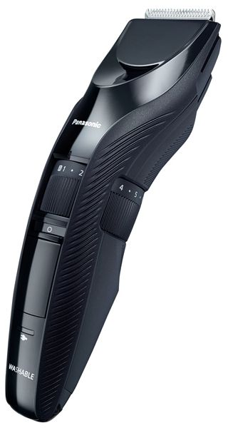 Машинка для стрижки  Panasonic для головы, бороды и усов, сеть+акум., насадок-1, сталь, черный