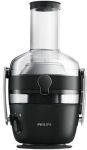 Соковитискач Philips Avance Collection відцентрований 1000Вт, чаша-1л, жмих-2.1л, жолоб на ціле яблуко, пластик, чорний