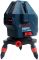 Нiвелiр лазерний Bosch Professional GLL 3-15X, до 15м, ±0.2мм/м, 3 проміня + 1 точка прямовису