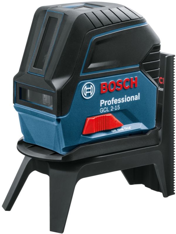 Нивелир лазерный Bosch GCL 2-15, до 15м, ±0.3мм/м, +RM1, 0.5кг
