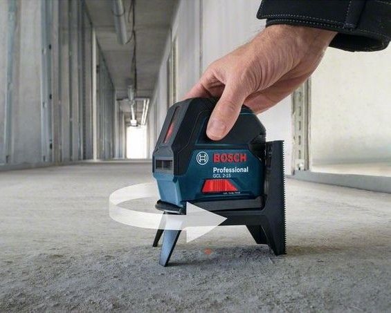 Нивелир лазерный Bosch GCL 2-15, до 15м, ±0.3мм/м, +RM1, 0.5кг