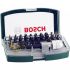 Биты Bosch, набор 32шт, магнитный битодержатель, SL, PH, PZ, H, T, TT, 25мм, кейс