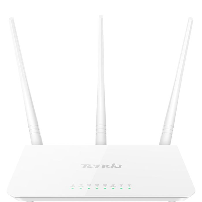 Маршрутизатор TENDA F3 N300, 3xFE LAN, 1xFE WAN, 3x5dBi
