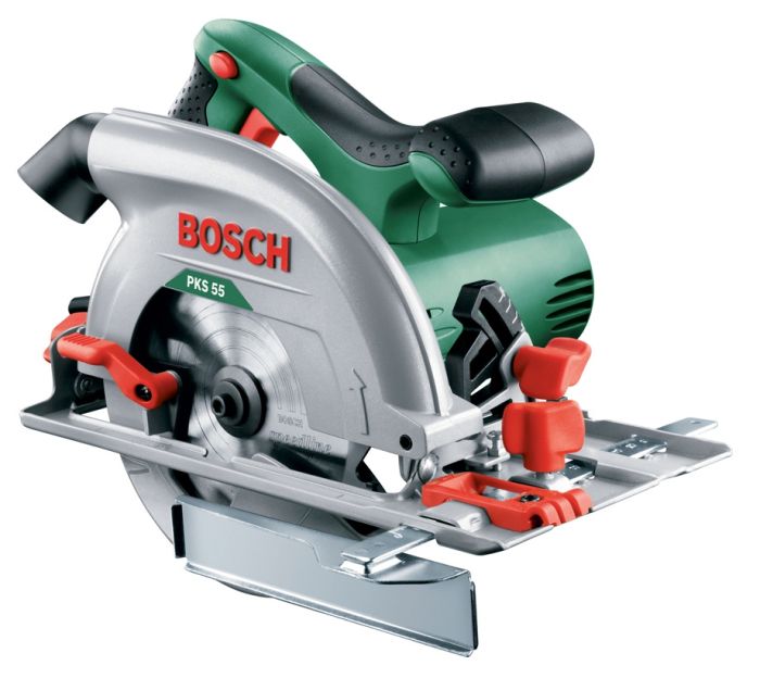 Пила дисковая Bosch PKS 55, 1200Вт, 160мм, глубина реза 38мм