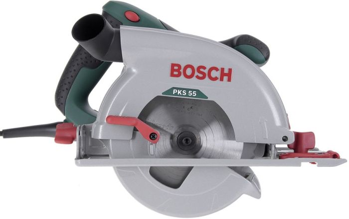 Пила дисковая Bosch PKS 55, 1200Вт, 160мм, глубина реза 38мм