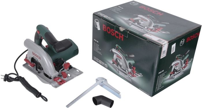 Пила дисковая Bosch PKS 55, 1200Вт, 160мм, глубина реза 38мм