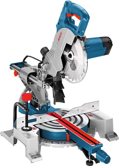 Пила торцовочная Bosch GCM 800 SJ с протяжкой, 1400Вт, диск 216,мм поворот Л и П 47град., наклон Л 45град., 13.5кг