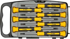Викрутки TOPEX прецизійні, SL,PH,Torx, сталь CrV, набір 7шт