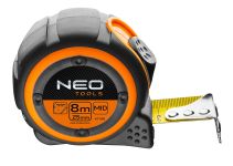 Рулетка Neo Tools, 8мx25мм, магнит
