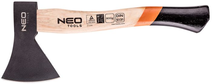 Топор универсальный Neo Tools деревянная рукоятка, 38см, 800гр