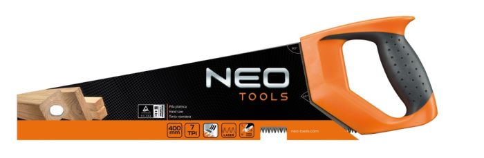 Ножовка по дереву Neo Tools, 400мм, 7TPI