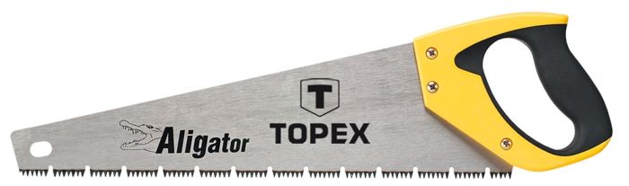 Ножовка по дереву TOPEX Aligator, 400мм, 7TPI