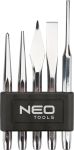 Пробойник и керн Neo Tools, (зубил и долет), набор 5шт