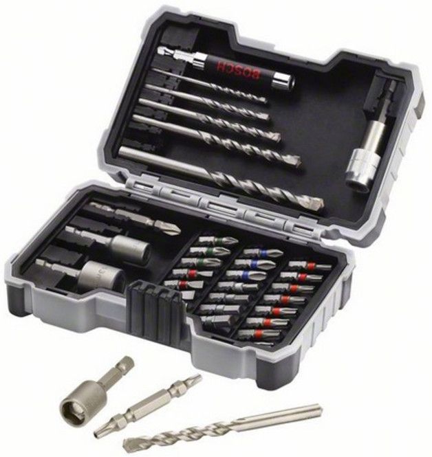 Набір свердел та біт Bosch Professional Mixed, 35шт