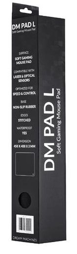 Игровая поверхность Dream Machines DM Pad L Black 450x400x3