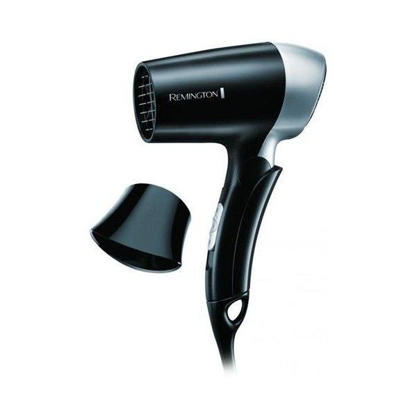 Фен Remington дорожній On The Go, 1400Вт, 2 режими, складна ручка, чорний