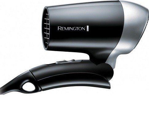 Фен Remington дорожній On The Go, 1400Вт, 2 режими, складна ручка, чорний