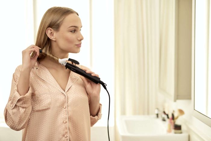 Плойка Philips StyleCare, 30Вт, темп.режимов-1, D -16mm, 200С, керамика, черный