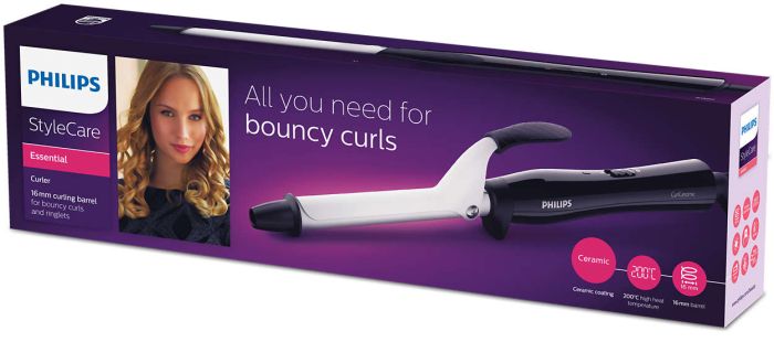 Плойка Philips StyleCare, 30Вт, темп.режимів-1, D -16mm, 200С, кераміка, чорний