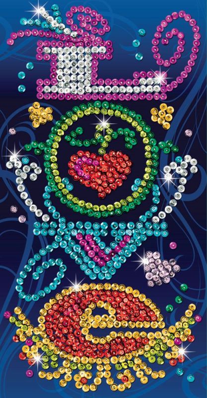 Набор для творчества Sequin Art Picture ArtЛюбовь 15*29см