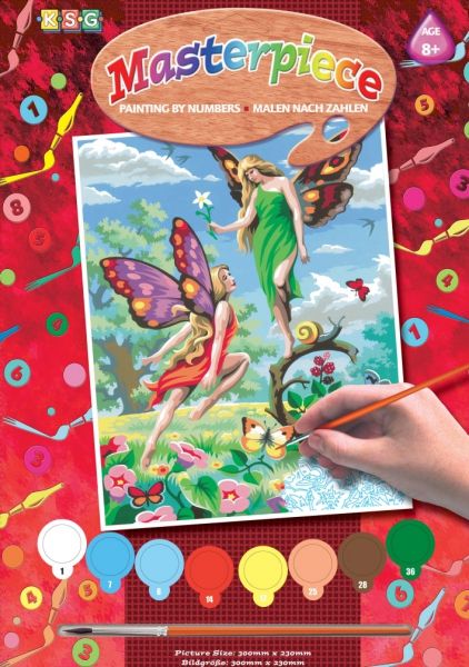 Набор для творчества Sequin Art Painting by numbers Junior Феи 23*30см