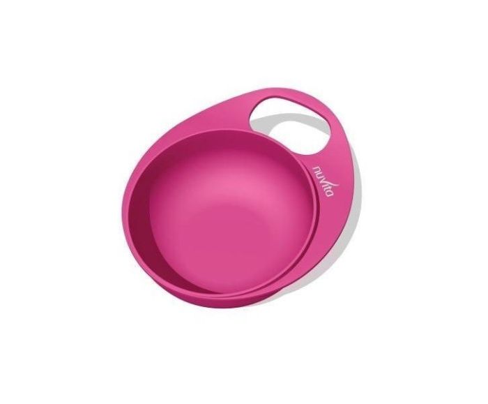 Тарелка Nuvita для кормления Easy Eating глубокая 2шт. Розовая