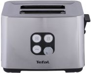 Тостер Tefal Cube 900Вт, метал/пластик, чорний