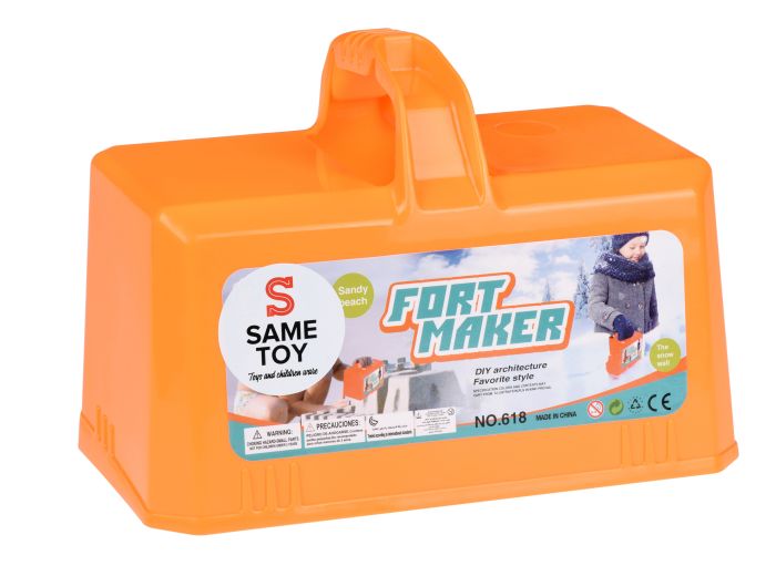 Игровой набор Same Toy 2в1 Fort Maker оранжевый