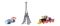 Конструктор металлический Same Toy Inteligent DIY Model Эйфелева башня 352эл.