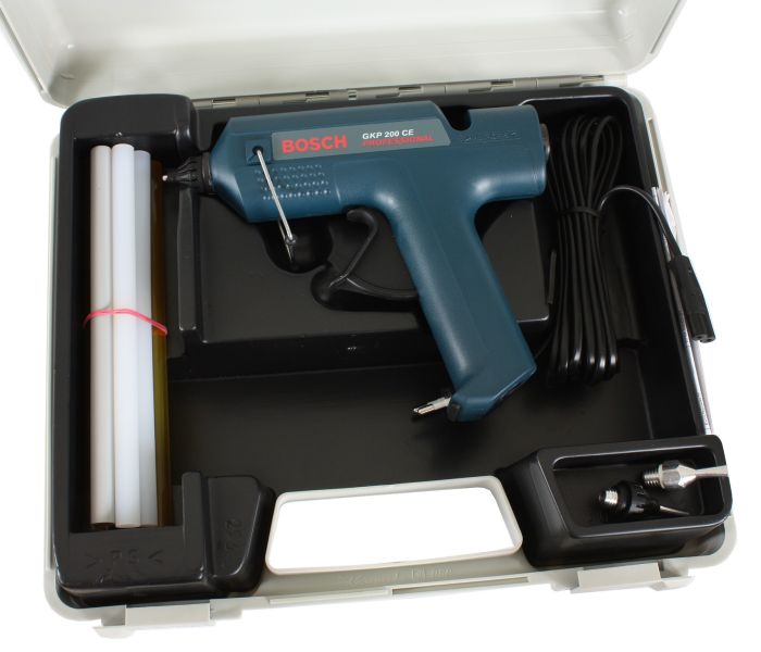 Пистолет клеевой Bosch GKP 200 CE, 500Вт, стержни 11мм, подача 30г/мин, 0.4кг