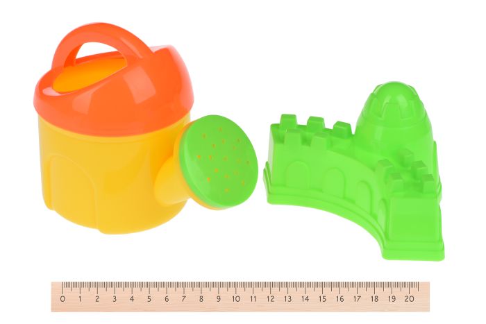 Набор для игры с песком Same Toy с Валиком 5ед., желтый