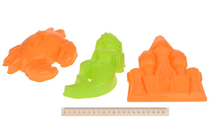 Набор для игры с песком Same Toy Ведерко 6ед, розовое