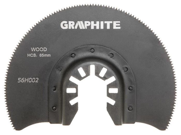 Насадка для багатофункціонального інструменту GRAPHITE, диск пильний, 85мм, HCS по дереву