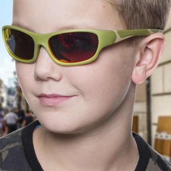 Дитячі сонцезахисні окуляри Koolsun Sport, 6-12р, хакі